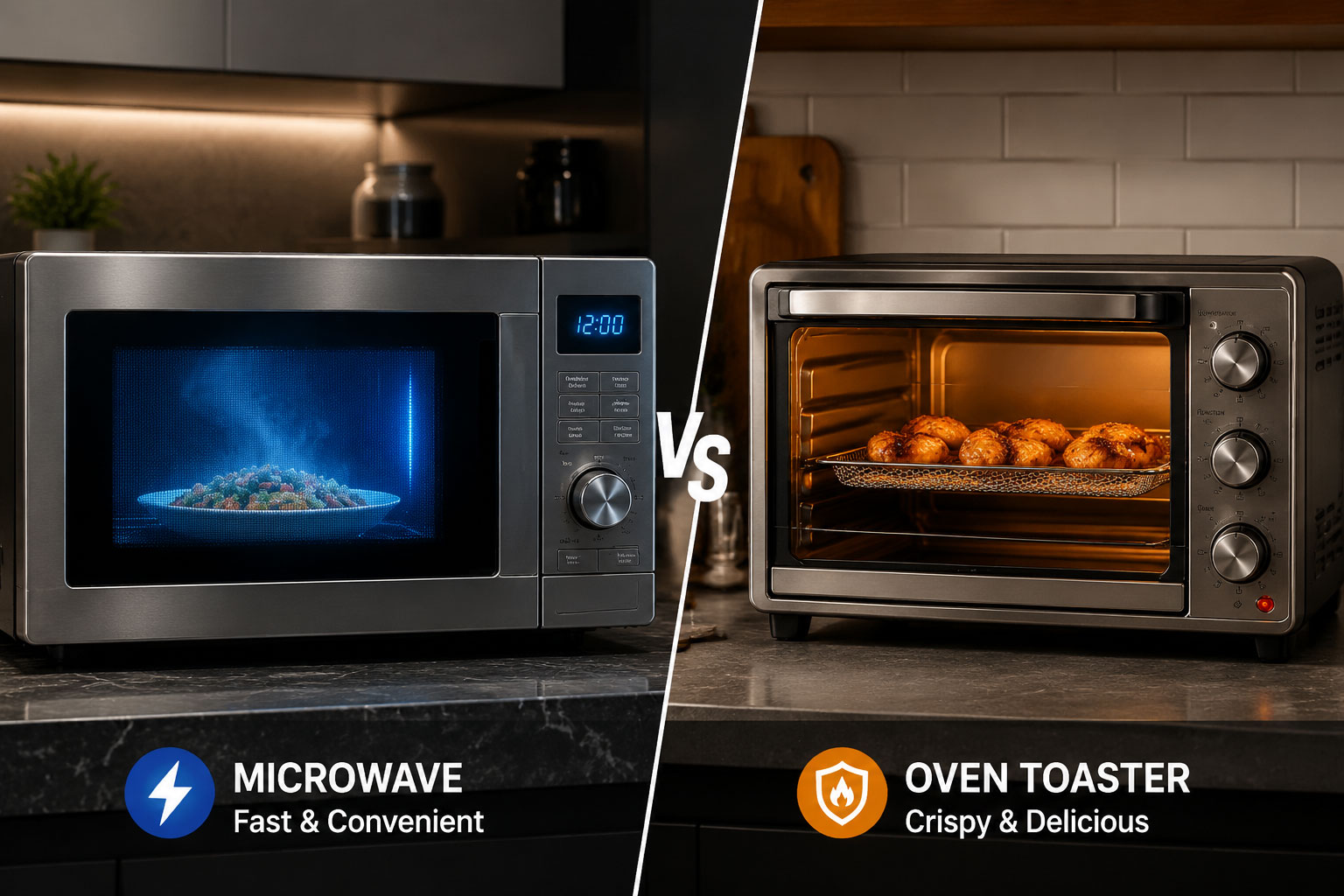 آونتوستر بهتر است یا مایکروفر؟,تفاوت microwave و oven toaster ,Zigmer kitchen appliances